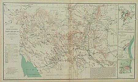 Map of the Military Department of New Mexico