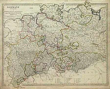 Set of six maps [Germany]