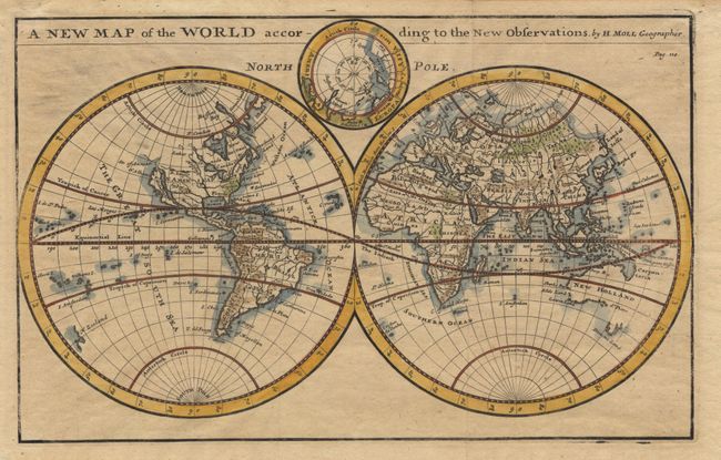 A New Map of the World according to the New Observations