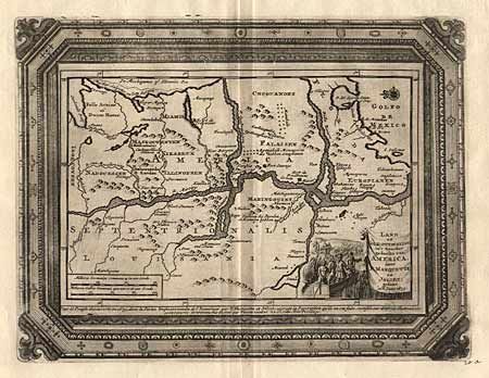 Land en Volk-Ontdekking int Noorder gedeelte van America, door P. Marquette en Joliet