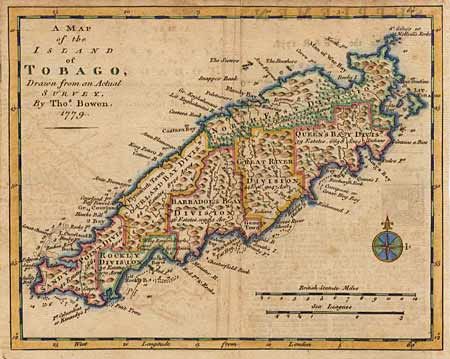 A Map of the Island of Tobago, Drawn from an Actual Survey