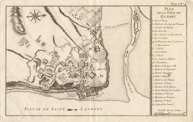 Plan de la Ville de Quebec