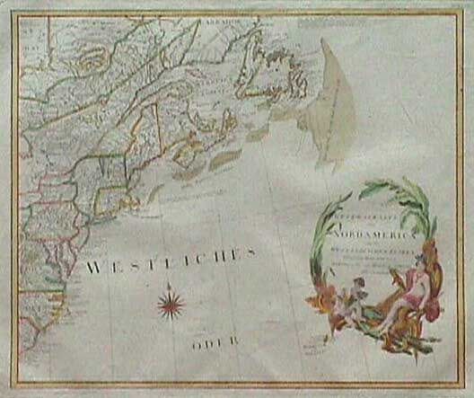 General Karte von Nord America samt den West Indischen Inseln Verasst von Herrn Pownall
