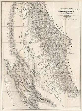 Topographical Sketch of the Gold & Quicksilver District of California
