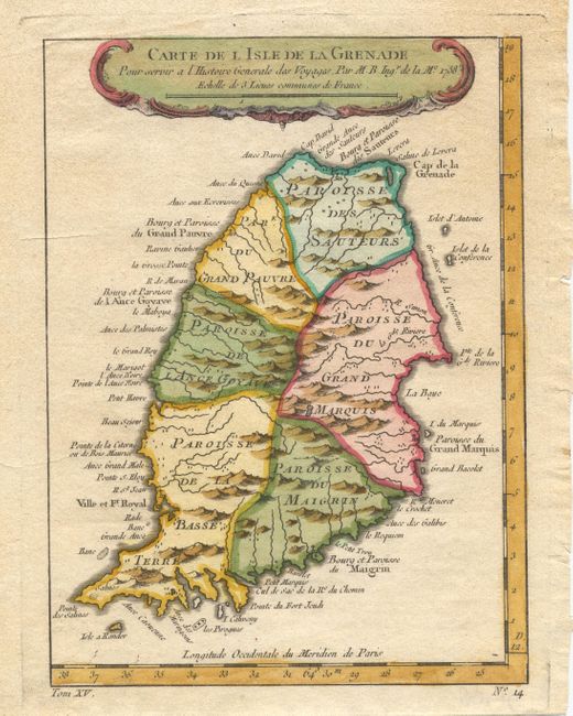 Carte de l' Isle de la Grenade