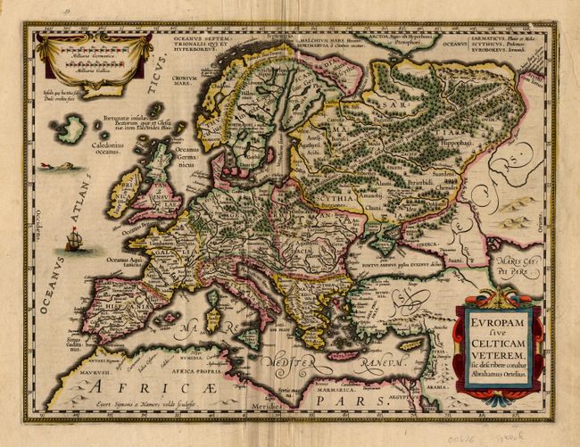 Europeam sive Celtican Veterem, sic describere conabar Abrahamus Ortelius