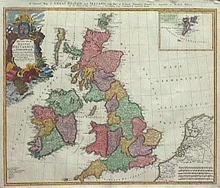 Regnorum Magnae Britanniae et Hiberniae Mappa Geographica