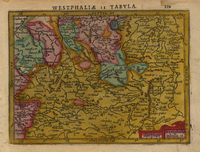 Westphaliae Tabula II