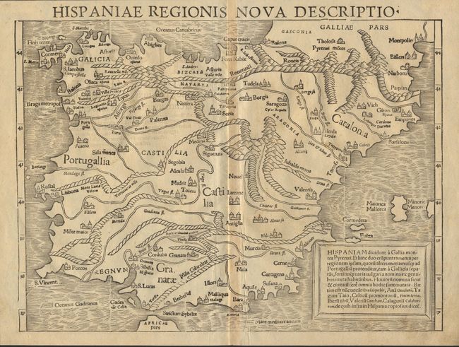 Hispaniae Regionis Nova Descriptio