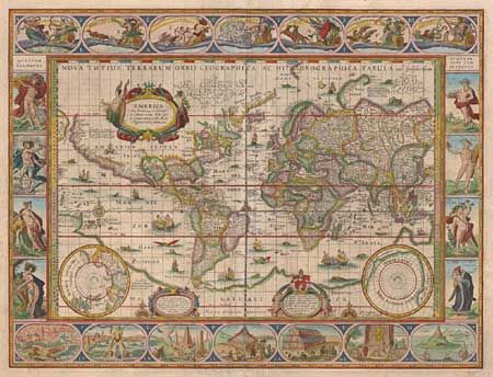 Nova Totius Terrarum Orbis Geographica Ac Hydrographica Tabula