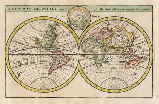 A New Map of the World according to the New Observations