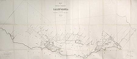 Map of the Public Surveys of California