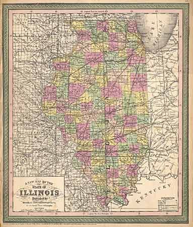 A New Map of the State of Illinois