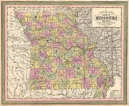 A New Map of the State of Missouri