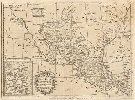 Mexico or New Spain in which the Motions of Cortes may be traced.