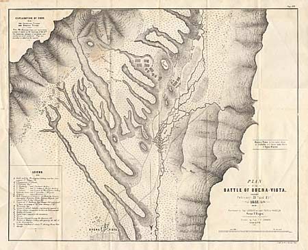 Plan of the Battle of Buena Vista