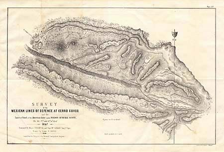 Survey of the Mexican Lines of Defense at Cerro Gordo and the Lines of Attack of the American Army under Maj. Gen. Scott on the 17th & 18th of April 1847