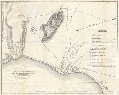 La Paz (Lower California) and its Environs [together with] Plan of Santa-Cruz de Rosales