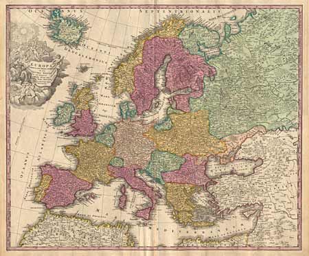 Europa Christiani Orbis Domina In Sua Imperia Regna Et Status
