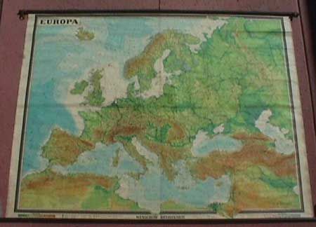 Europa - Wenschow Reliefkarte