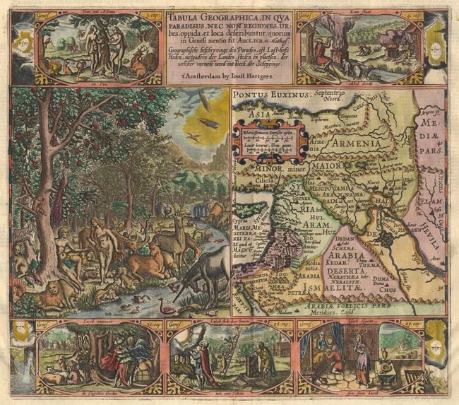 Tabula Geographica, In Qua Paradisus, Nec Con Regiones, Urbes, oppida, et loca deseribuntur quorum