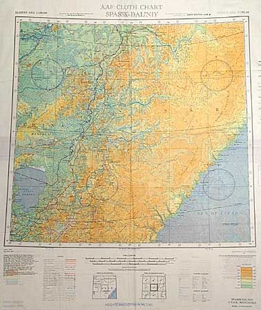 [USAAF Cloth Chart] Harbin and Spassk-Dal'Niy