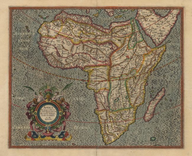 Africa Ex magna orbis terre descriptione Gerardi Mercatoris.