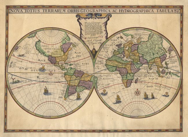 Nova Totius Terrarum Orbis Geographica Ac Hydrographica Tabula