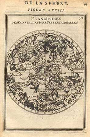 Planisphere des Constellations Meridionalles [together with] Septentrionalles. Figure XXXIII and XXXV