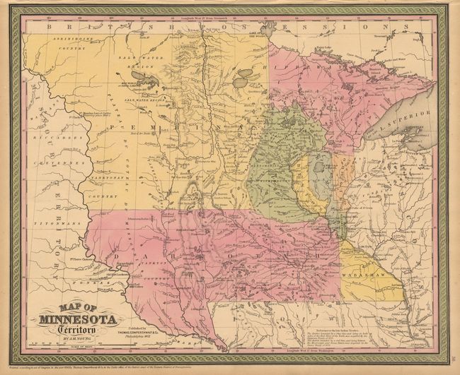 Map of Minnesota Territory