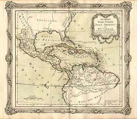 Guayanne, Terre Ferme, Isles Antilles et Nouvelle Espagne