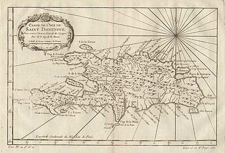 Carte de l' Isle de Saint Domingue