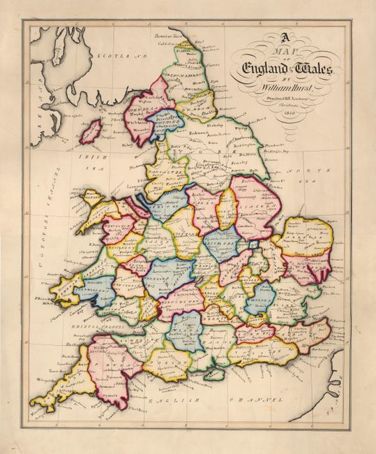 A Map of England & Wales
