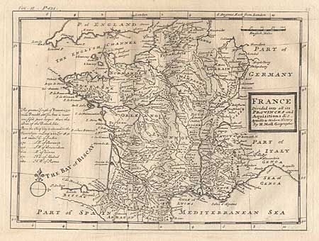 France Divided into all its Provinces and Acquisitions & c.