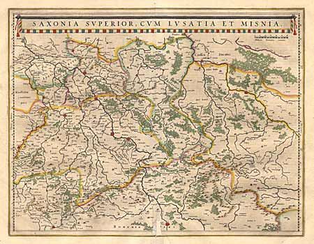 Saxonia Superior, Cum Lusatia et Misnia