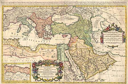 Estats de l' Empire du Grand Seigneur de Turcs en Europe, en Asie, et en Afrique