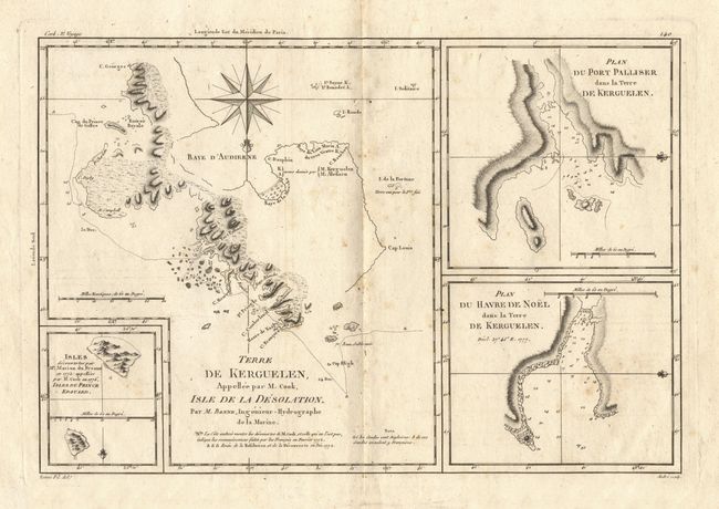 Terre de Kerguelen, Apelle par M. Cook, Isle de la Dsolation