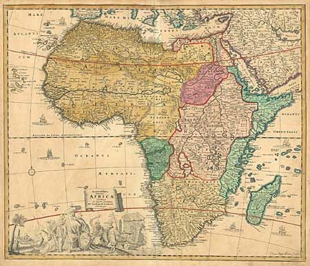 Accuratissima Totius Africae Tabula in Lucem producta