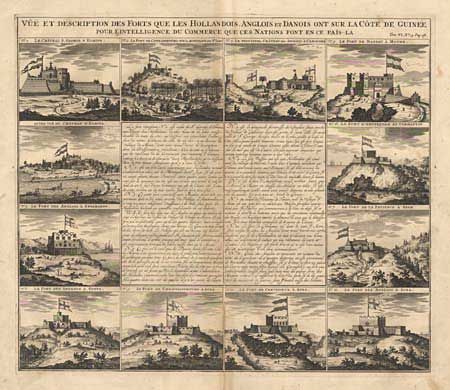 Ve et Description de Forts que les Hollandois, Anglois et Danois ont sur la Cte de Guine..