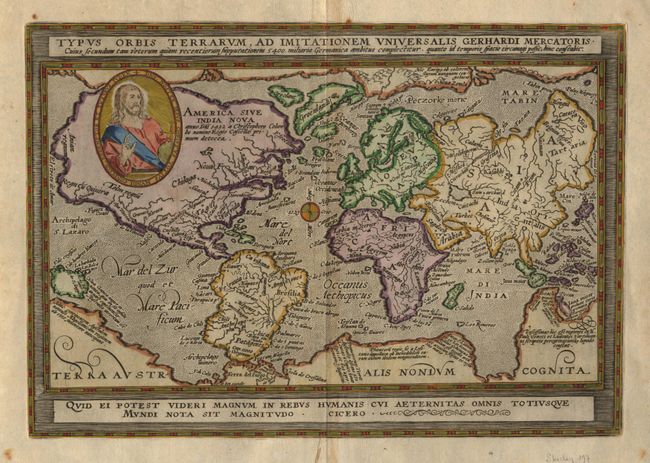 Typus Orbis Terrarum, Ad Imitationem Universalis Gerhardi Mercatoris