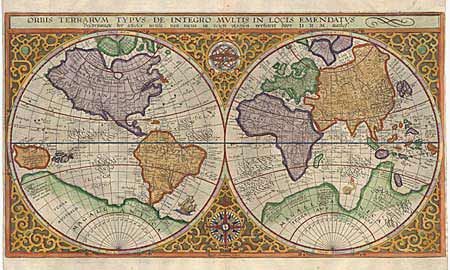 Orbis Terrarum Typus De Integro Multis In Locis Emendatus