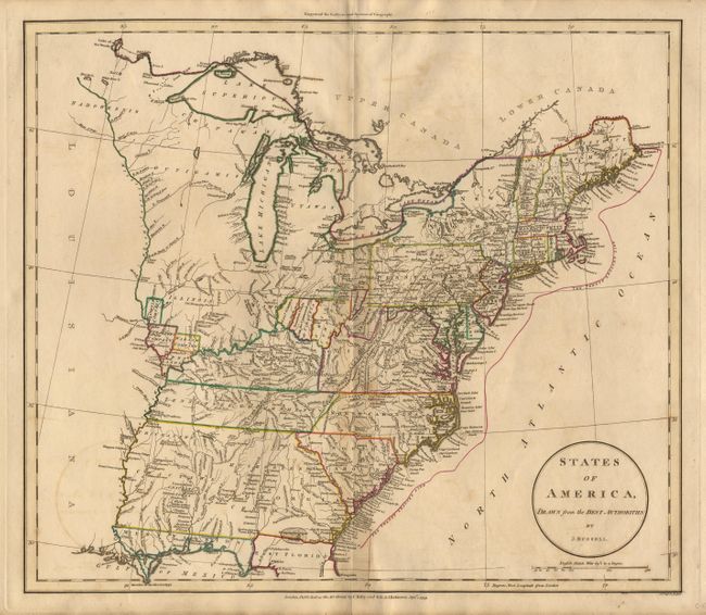 States of America, drawn from the best authorities by J: Russell.