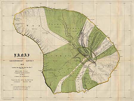 Lanai Government Survey 1878