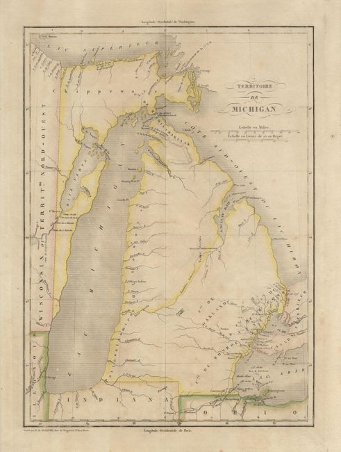Carte Gographique, Statistique et Historique de Michigan