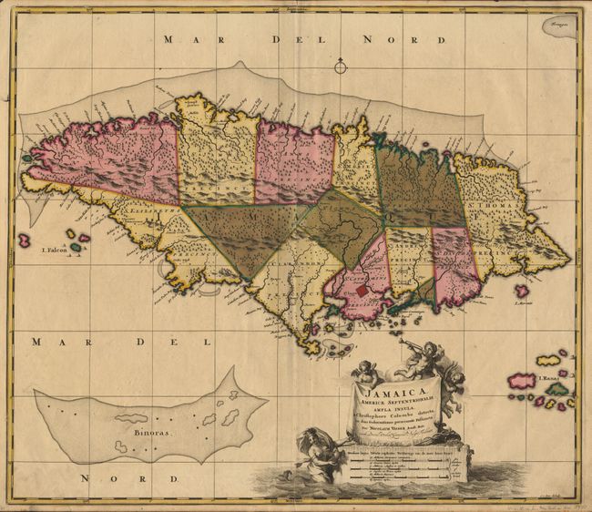 Jamaica Americae Septentrionalis Ampla Insula