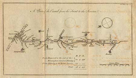 A Plan of the Grand Canal from the Trent to the Mersey  [together with] A Plan of the Canal from the Trent to the Severn