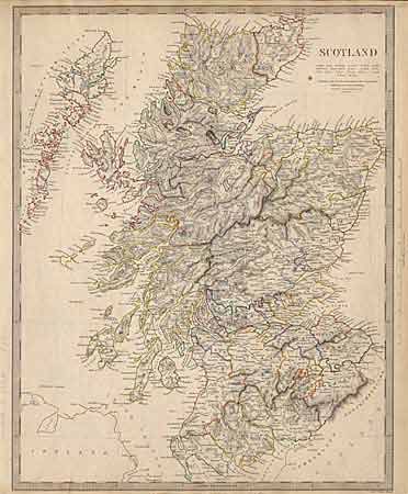 Set of 4 maps [Scotland]