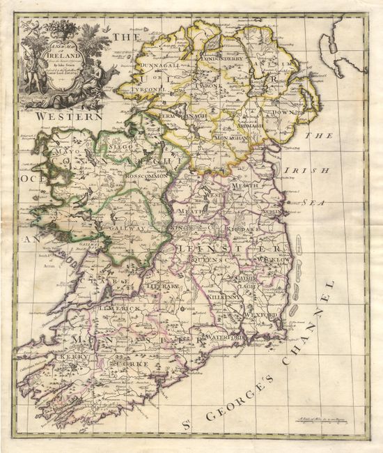 A New Map of Ireland from the Latest Observations