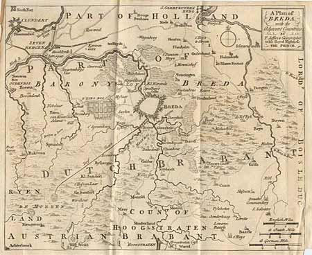 A Plan of Breda with the Adjacent Countries