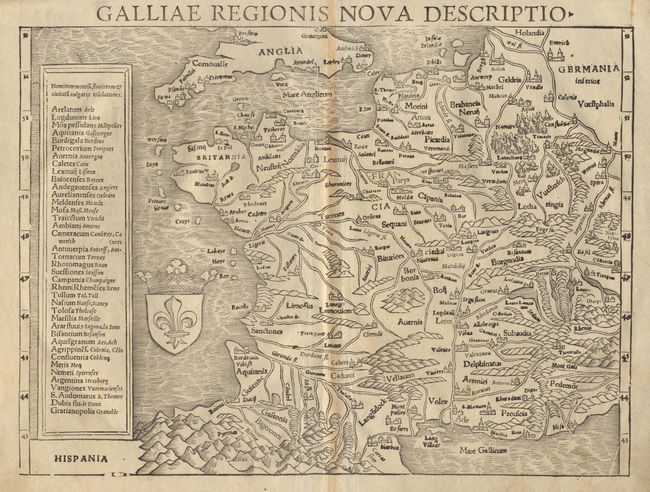 Galliae Regionis Nova Description